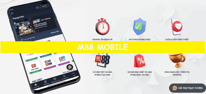 M88 Mobile: Tiếp Cận Thế Giới Cá Cược Đỉnh Cao Trong Tầm Tay