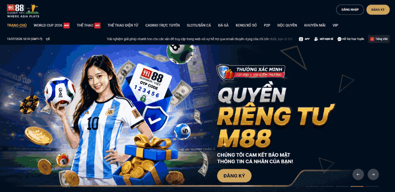 Quyền riêng tư M88