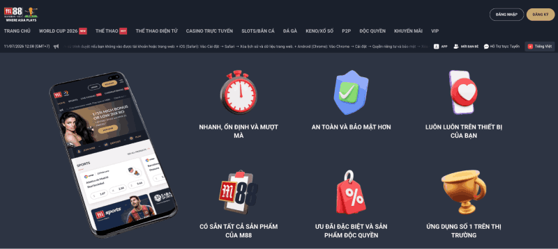 M88 mobile
